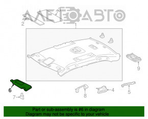 Козирок правий Toyota Camry v50 12-14 usa беж