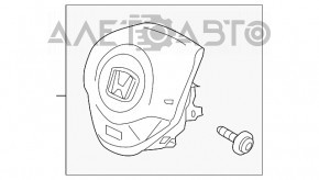 Подушка безопасности airbag в руль водительская Honda CRZ 11-16