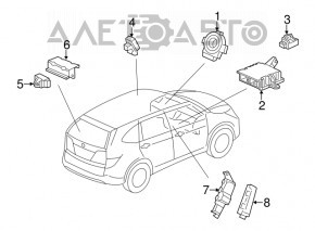 Шлейф керма Honda CRV 12-16