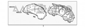 Щиток приборов Honda CRV 20-22 FWD EX 28k царапины