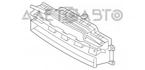 Дефлектор радиатора низ Mitsubishi Outlander 16-20 2.4, 3.0