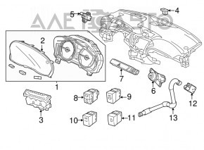 Проекція на лобове Acura MDX 14-20