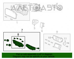 Управління клімат-контролем Honda CRV 12-14 manual