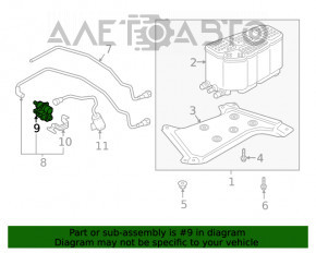 Клапан амортизатора VW Jetta 11-18 USA 1.4T 1.8T 2.0 2.5