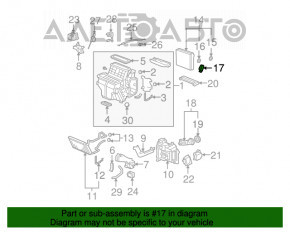 Клапан печки кондиционера Acura MDX 07-13
