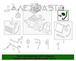 Клапан печки кондиционера Honda CRV 12-16