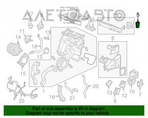 Клапан печки кондиционера Acura MDX 14-16 дорест