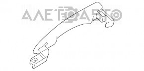 Ручка двери внешняя задняя правая Nissan Rogue Sport 17-19