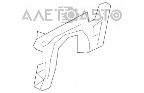 Защита привода переднего левая Audi Q5 80A 18-20 трещина
