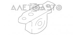 Кронштейн глушника передній Audi Q5 80A 18-