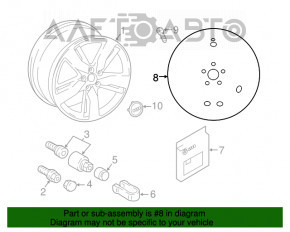 Запасное колесо докатка Audi Q5 80A 18- R18 195/75