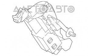 Кронштейн блока предохранителей багажника Audi Q5 80A 18-
