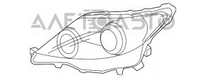 Фара передняя правая в сборе Lexus LS460 07-09 под омыв фар,слом креп,под полировку