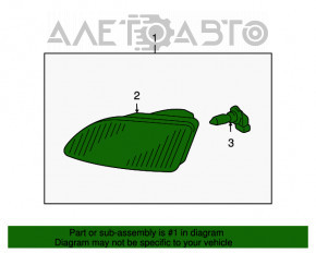 Протитуманна фара втф ліва Lexus RX330 RX350 04-09