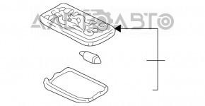 Плафон освещения багажник Lexus RX300 98-03