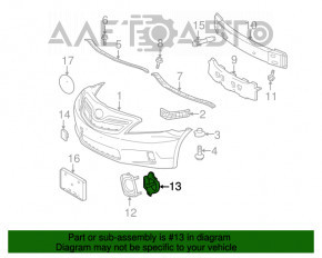 Кронштейн ПТФ правий Toyota Camry v40 10-11