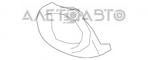 Обрамление птф правое Lexus ES300h ES350 13-15 дорест хром новый OEM оригинал