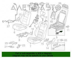Датчик положення сидіння водія Honda Accord 18-22