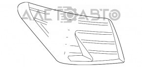 Фонарь внешний крыло левый Lexus ES350 07-09 царапины