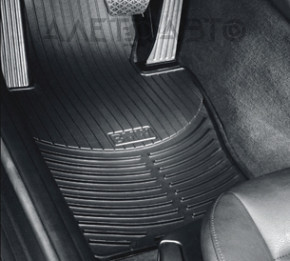 Комплект килимків салону BMW X5 E70 07-13 гума чорна
