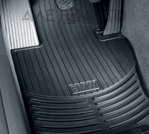 Комплект килимків салону BMW X5 E70 07-13 гума чорна