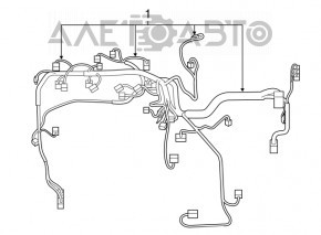 Провід моторний Lexus NX200t NX300 15-21