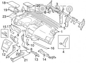 Кришка блоку запобіжників підкапотна Subaru Forester 14-15 SJ