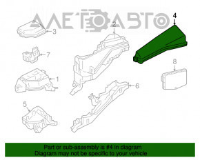 Кришка блоку запобіжників підкапотна Toyota Camry v55 15-17 2.5 usa новий OEM оригінал