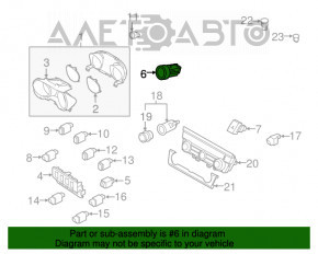 Кнопка Start-stop Subaru Outback 20-