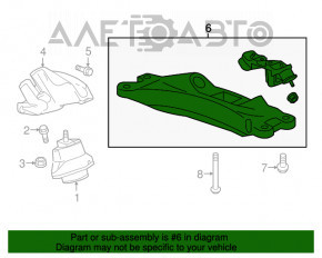 Кронштейн кпп Chevrolet Camaro 16-6.2