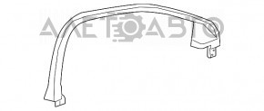 Рамка дверей передньої прав внутрішня Chevrolet Equinox 18-