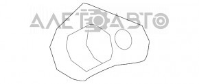 Кронштейн глушителя задний правый Chevrolet Equinox 18-22