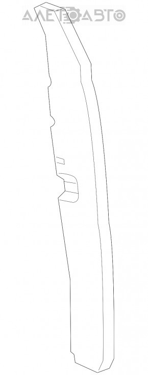 Уплотнитель крыла дверь-крыло правый Chevrolet Impala 14-20