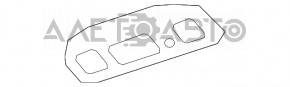 Плафон освещения с накладкой задний левый GMC Terrain 18- серый