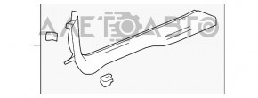 Накладка порога передняя правая Chevrolet Malibu 16- серая царапины