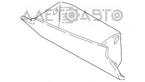 Ящик рукавички, бардачок Kia Niro 17-22 чорний, подряпини, відсутні шплінти кріплення
