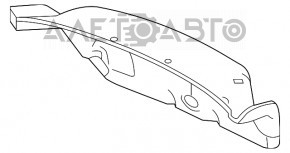 Обшивка кришки багажника Honda Accord 13-17 сіра