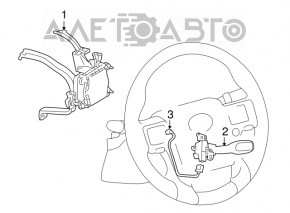 Управление круиз-контролем Toyota Camry v55 15-17 usa царапины