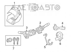 Підрульовий перемикач прав Lexus IS200 IS300 99-05