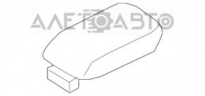 Подлокотник центральной консоли Kia Sorento 14-15 рест, серый, дефект хрома