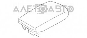 Консоль центральна підлокітник та підсклянники Hyundai Elantra AD 17-20 чорний з беж