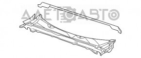 Решетка дворников пластик Chevrolet Impala 14-20 слом креп