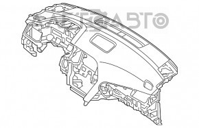 Торпедо передня панель без AIRBAG Hyundai Sonata 18-19 hybrid