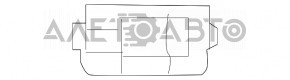 Управление стеклоподъемником задним левым Toyota Highlander 14-19 черный с хром, auto