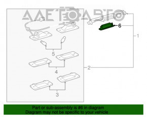 Кнопка відкриття дверей багажника зовнішня Lexus RX300 RX330 RX350 RX400h 04-09 немає гумки, надлом