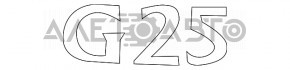 Эмблема G25 крышки багажника Infiniti G25 G35 G37 4d 11-12