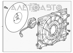 Диффузор кожух радиатора в сборе Chevrolet Equinox 18-19 LYX