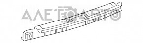 Накладка проема багажника Infiniti QX30 17- хром вставкой, царапины, тычки на хроме