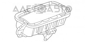 Подушка безпеки airbag пасажирська в торпеді Chevrolet Equinox 18-