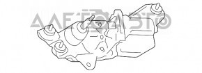 Трапеция дворников с моторчиком задняя Toyota Sienna 11-20